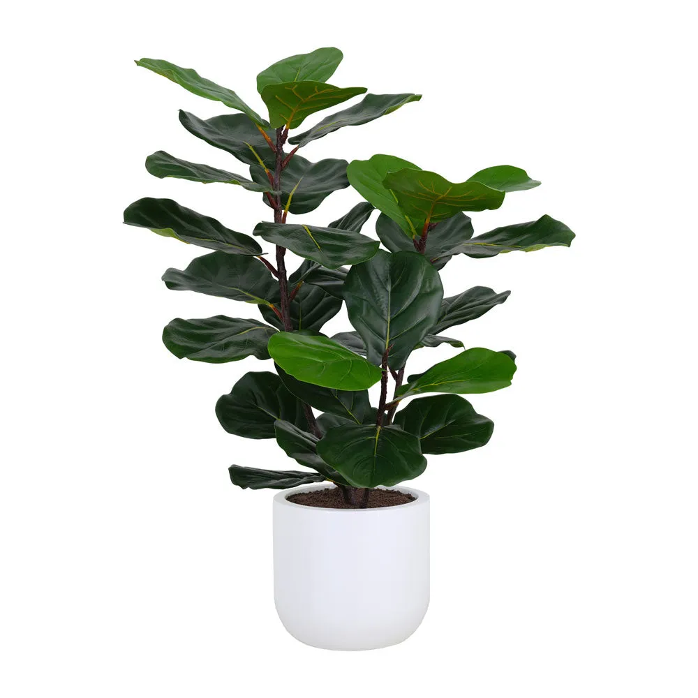 3 ft Faux Potted Fiddle Leaf Fig Tree