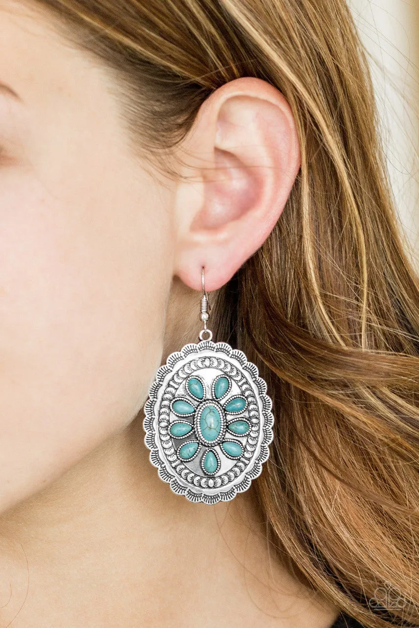 Absolutely Apothecary Blue Paparazzi Earrings