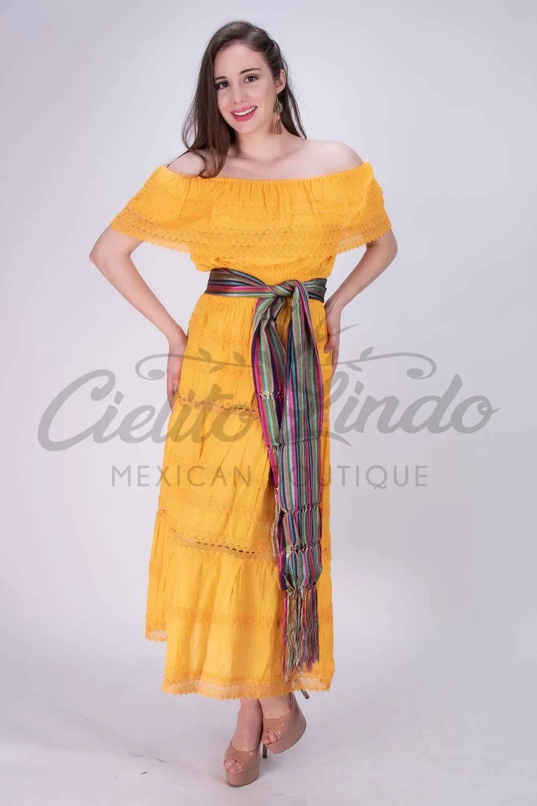 Adalia Maxi Dress Yellow