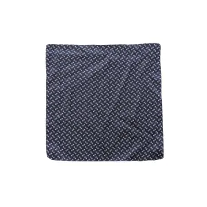 BOSS Circle Pocket Square in Navy