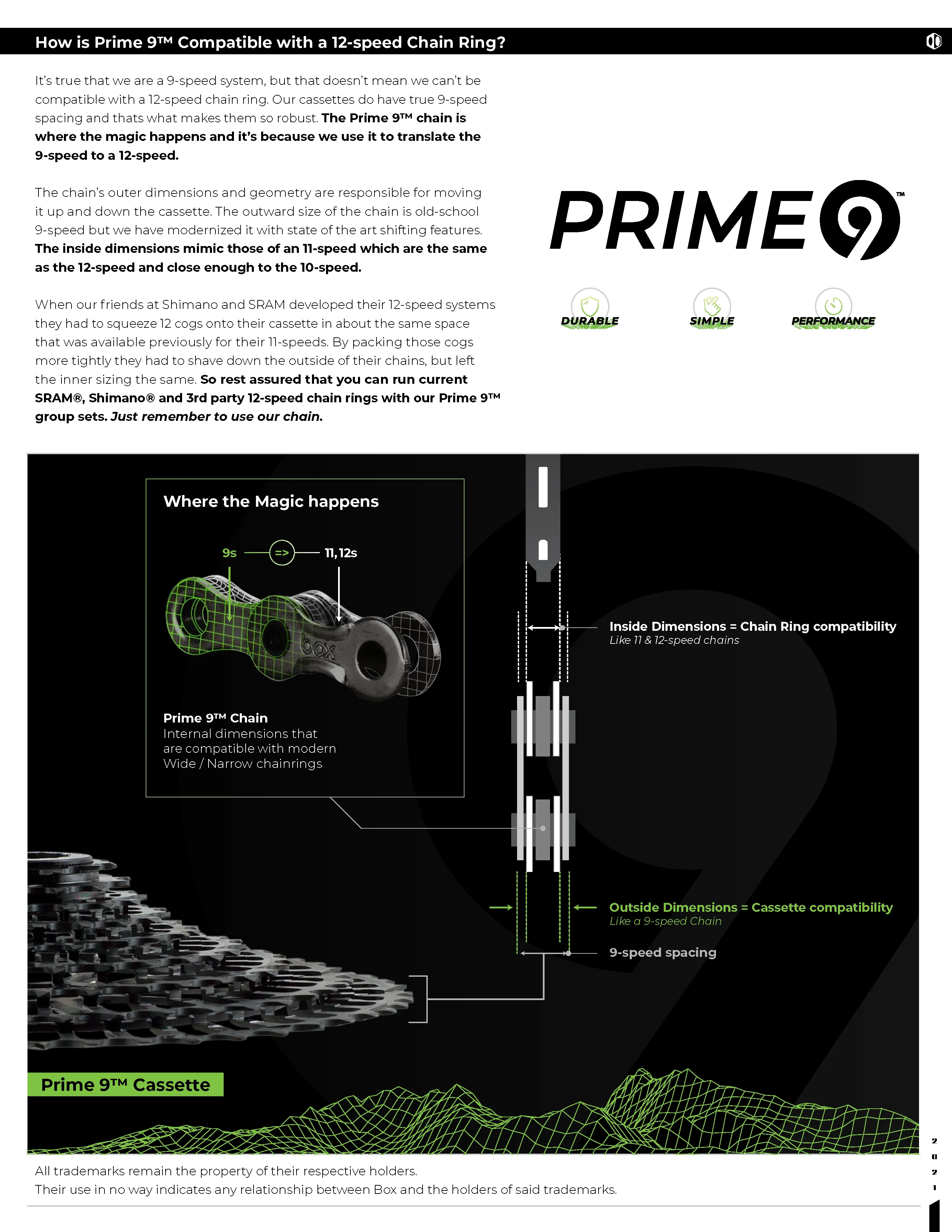 Box Two/Three P9 X-Wide Multi Shift Groupset