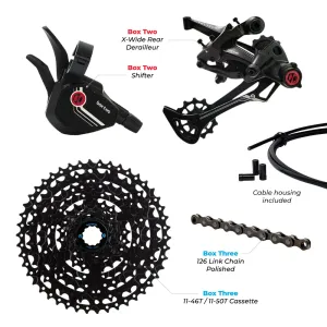 Box Two/Three P9 X-Wide Multi Shift Groupset