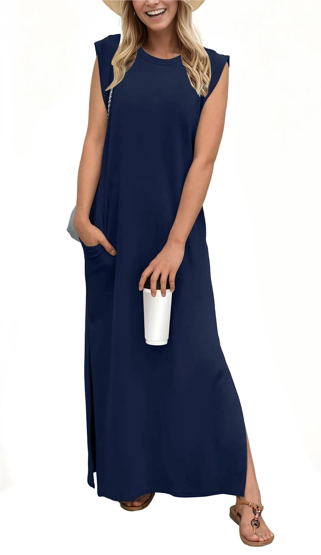 Britt - Comfortable wrinkle free maxi dress