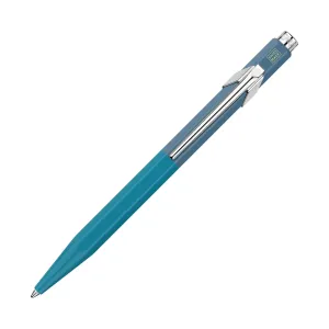 Caran d'Ache 849 Paul Smith 4 Ballpoint Pen in Cyan & Steel