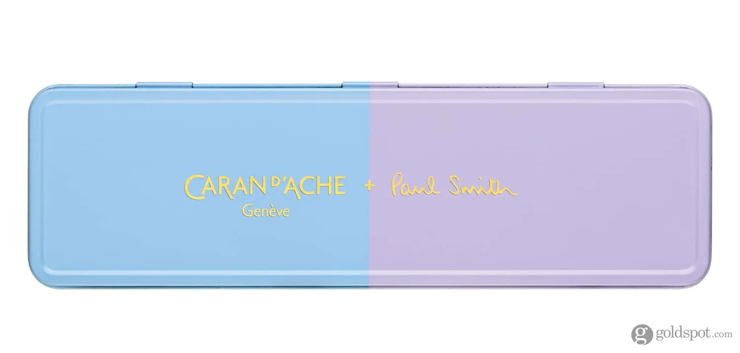 Caran d'Ache 849 Paul Smith 4 Ballpoint Pen in Skyblue & Lavender