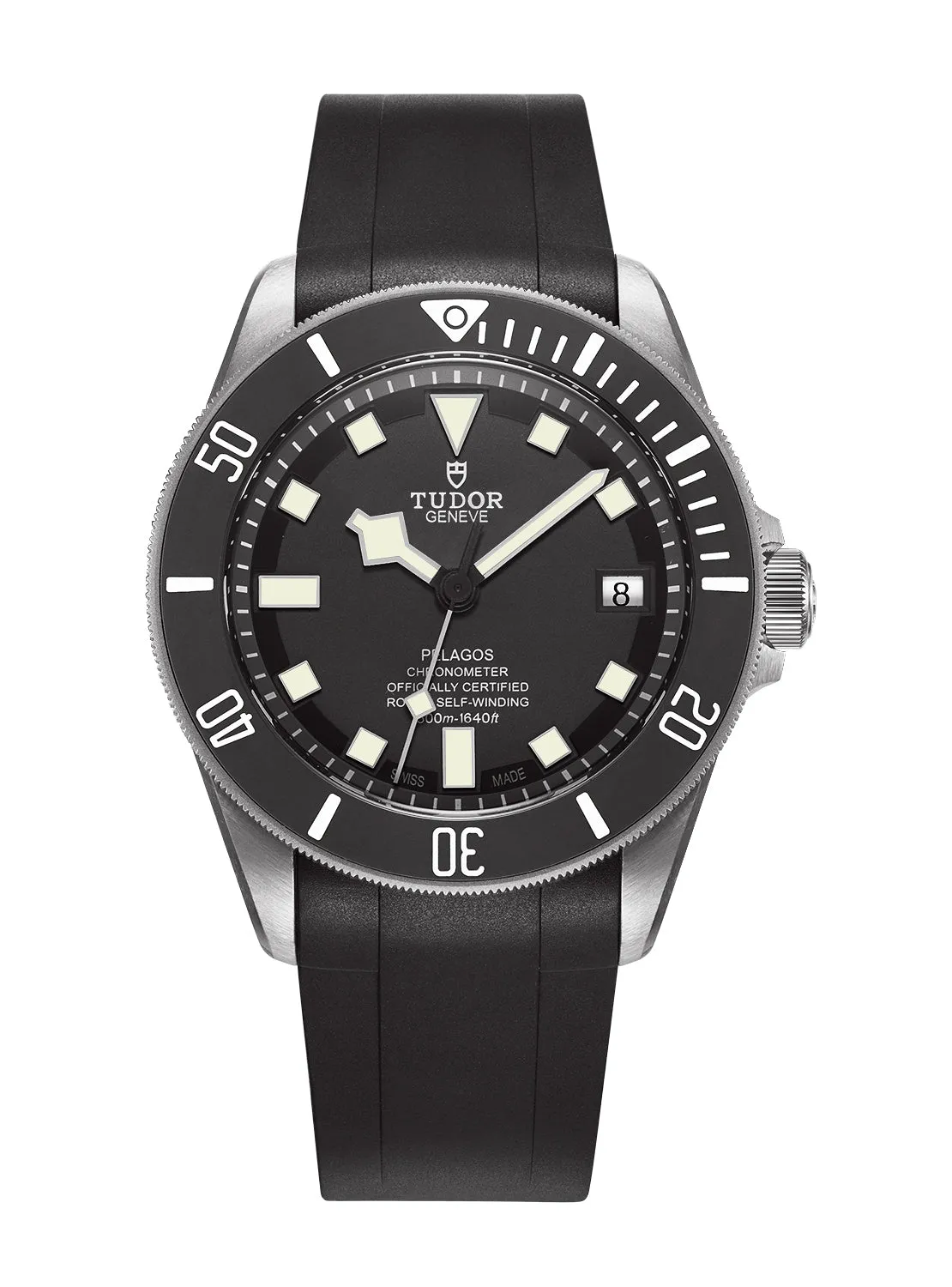 CURVED END RUBBER STRAP FOR TUDOR PELAGOS (TD02)