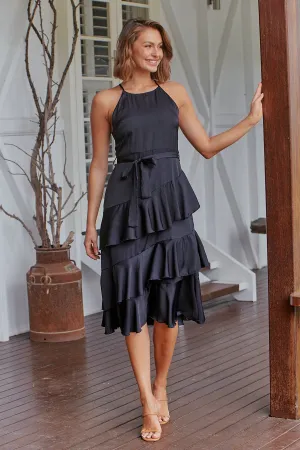 Dawn Dark Ink Evening Dress