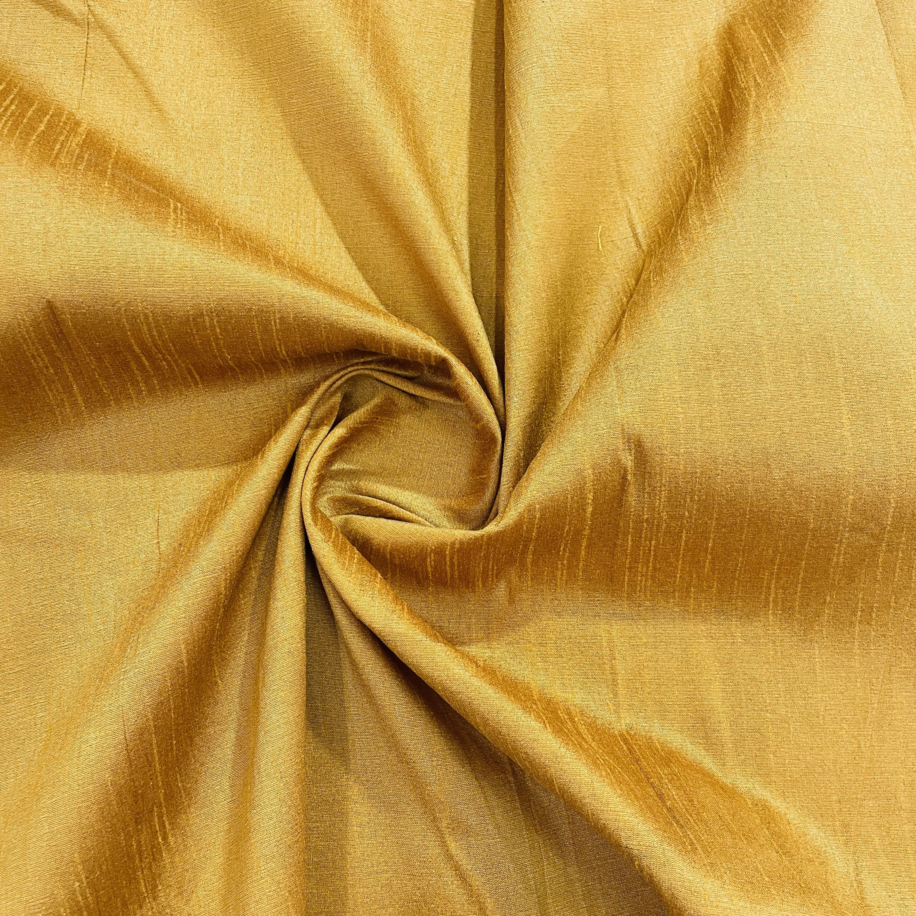 Dijon Orange Solid Dupian Silk Fabric