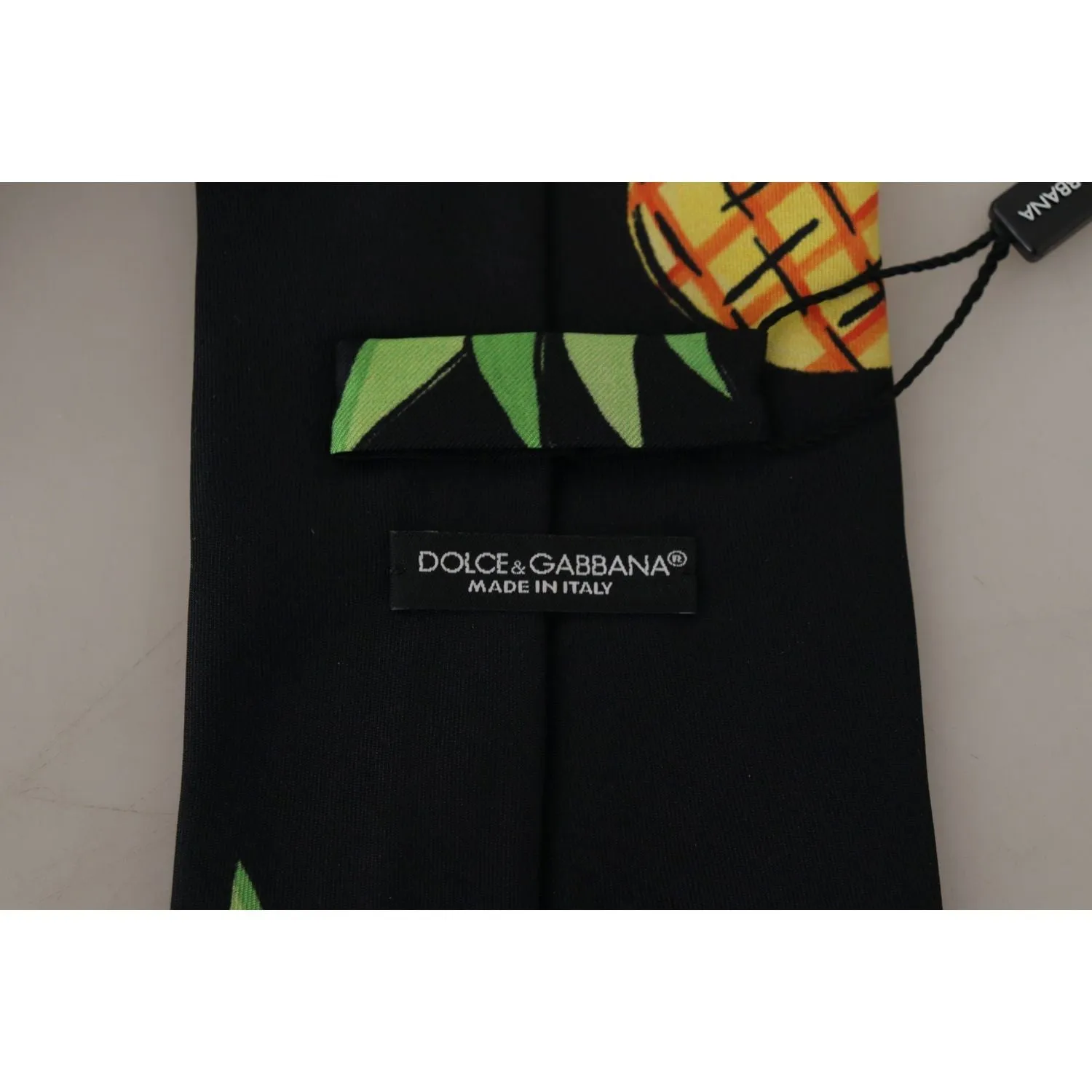 Dolce & Gabbana Elegant Black Silk Tie for Sophisticated Style