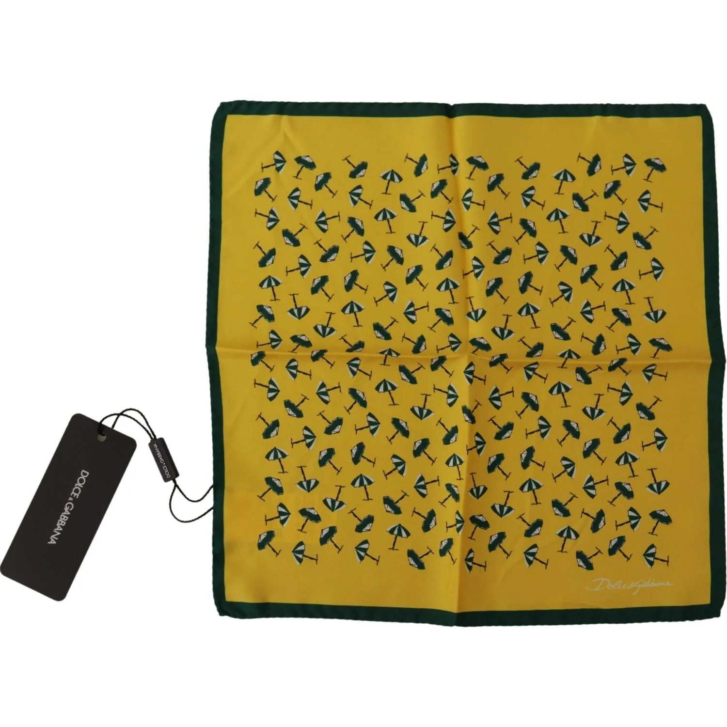 Dolce & Gabbana Elegant Silk Men's Square Scarf Wrap