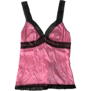 Dolce & Gabbana Silken Charm Pink Camisole