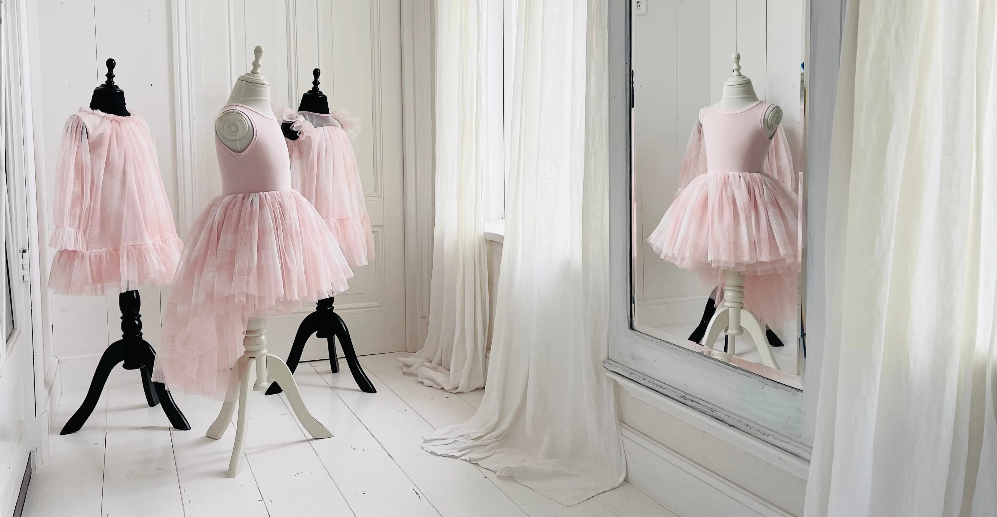 DOLLY® DREAMY SKY HIGH-LOW TUTU DRESS pink clouds ☁️