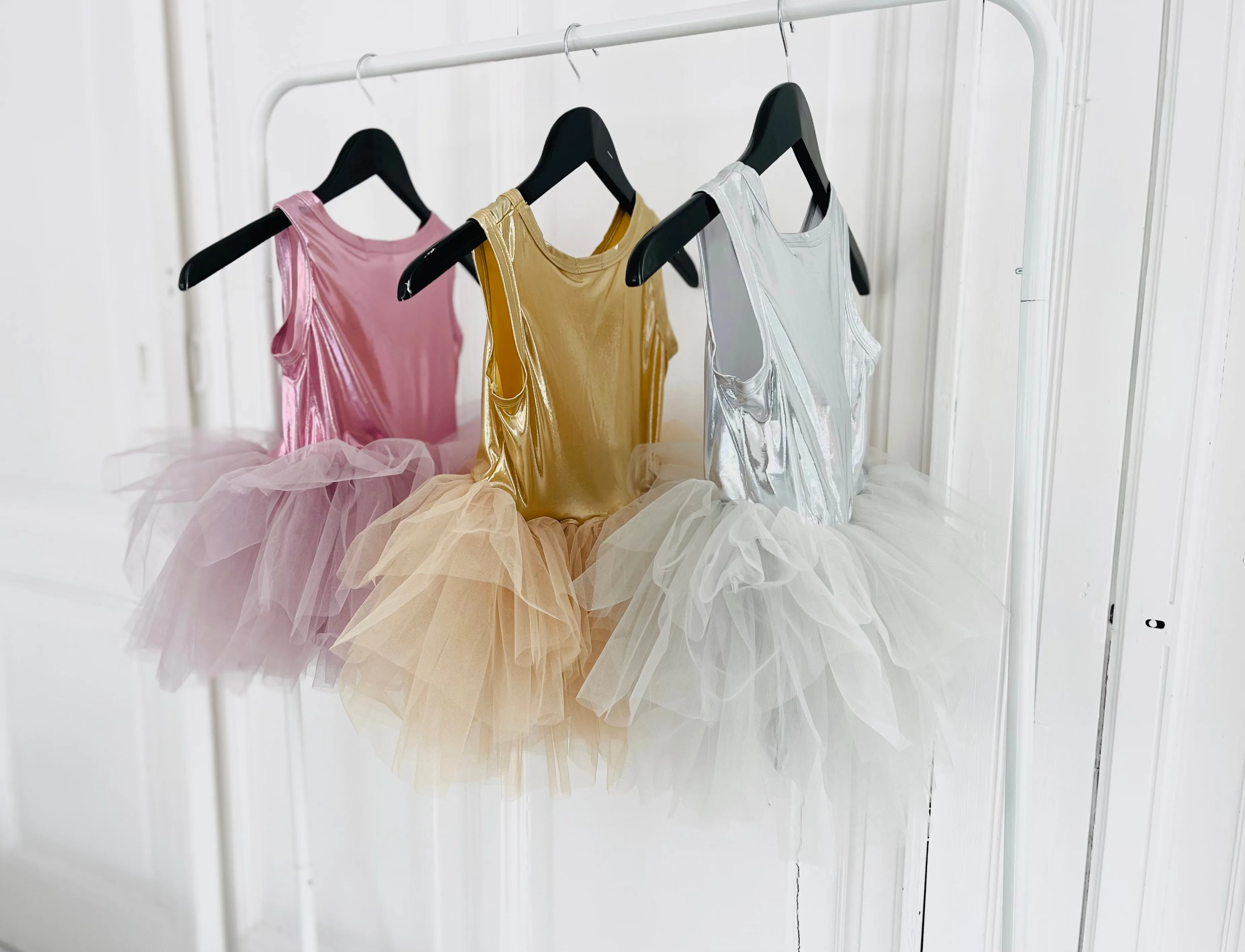 DOLLY TIMELESS METALLIC TUTU DRESS pink