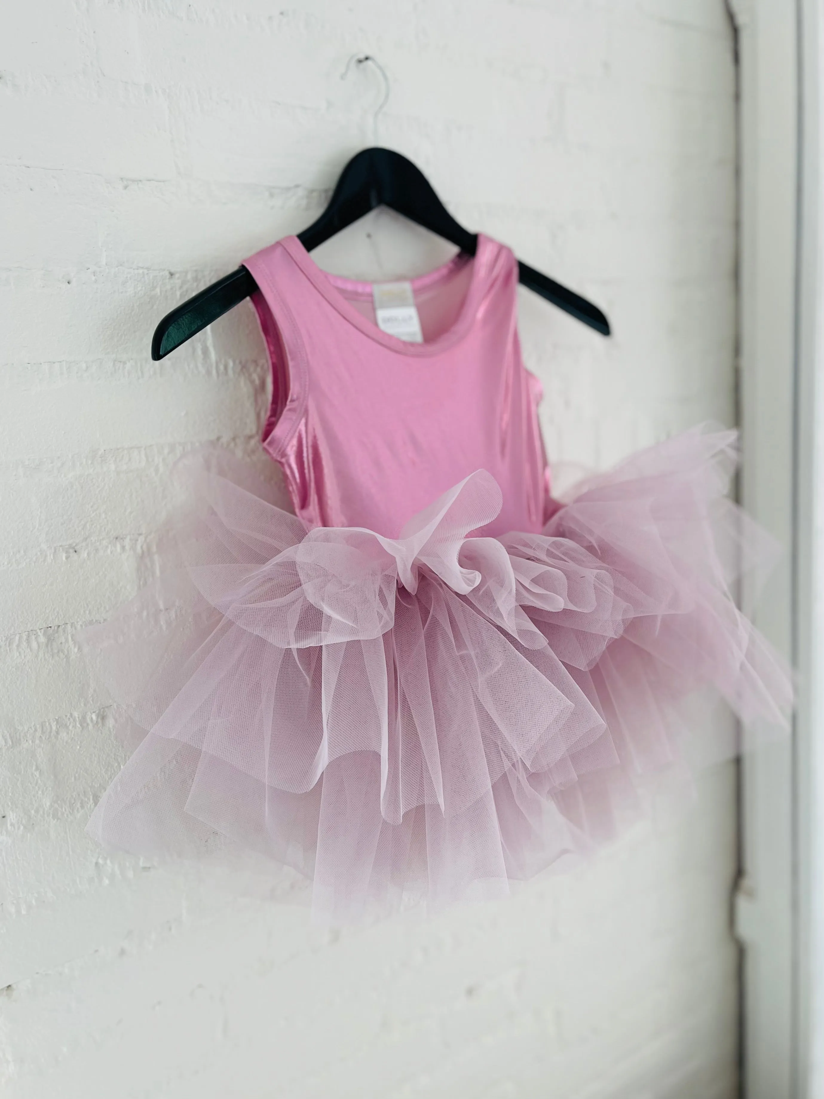 DOLLY TIMELESS METALLIC TUTU DRESS pink