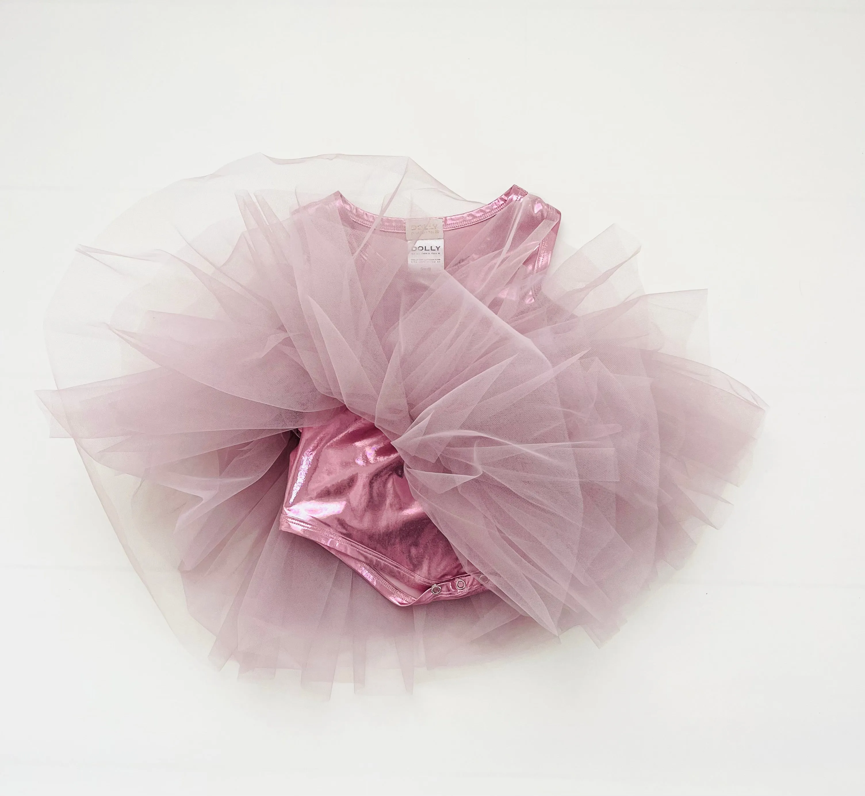 DOLLY TIMELESS METALLIC TUTU DRESS pink