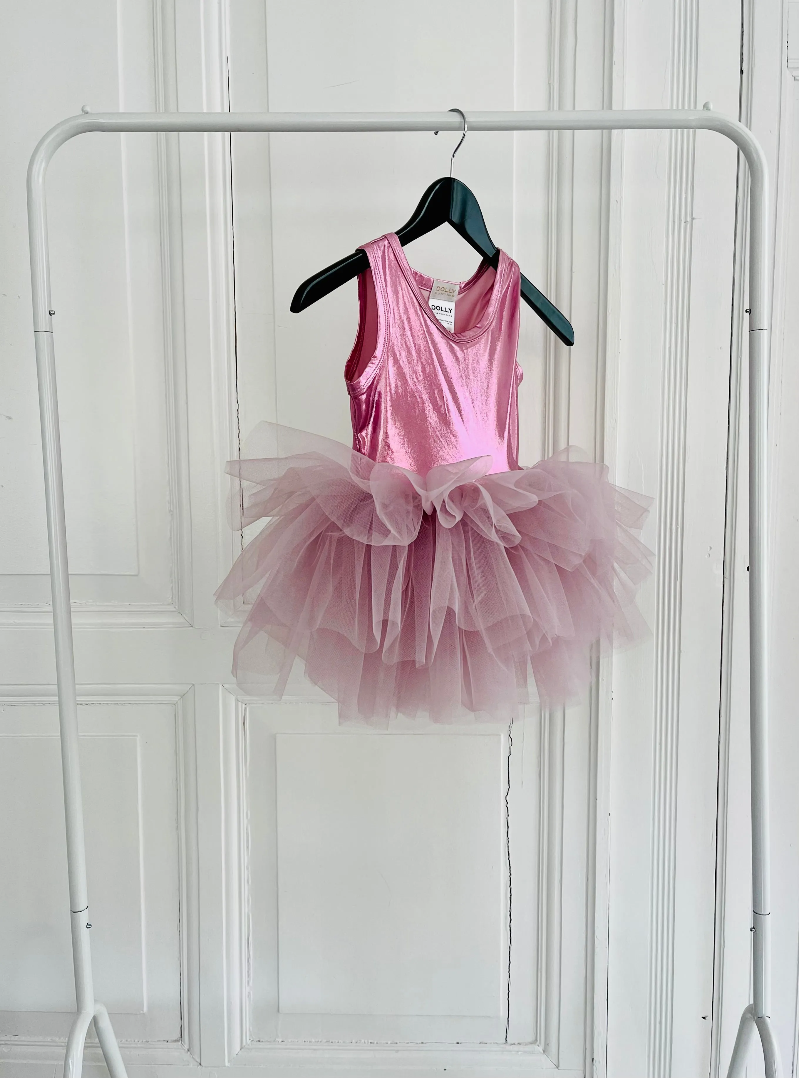 DOLLY TIMELESS METALLIC TUTU DRESS pink