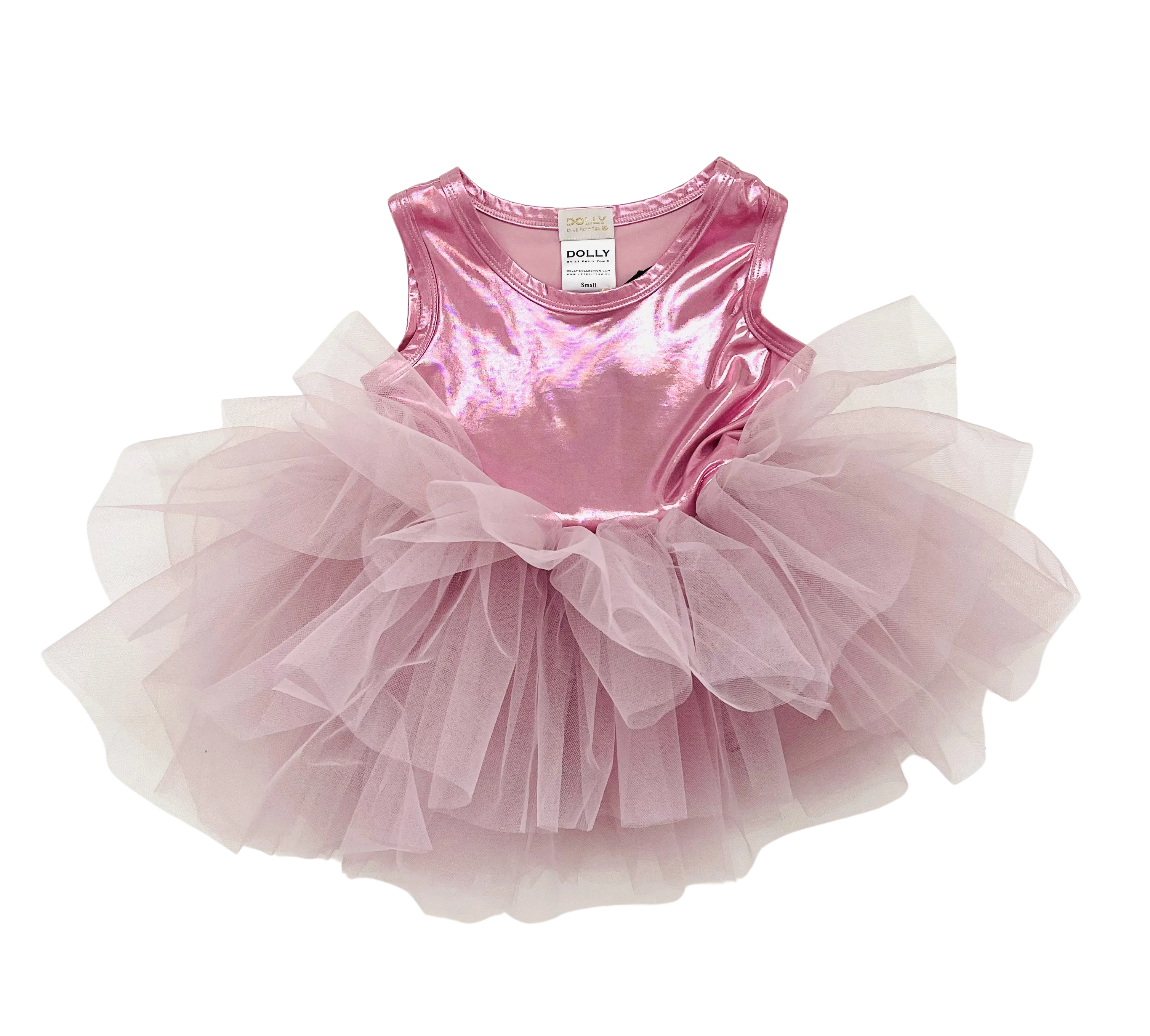 DOLLY TIMELESS METALLIC TUTU DRESS pink