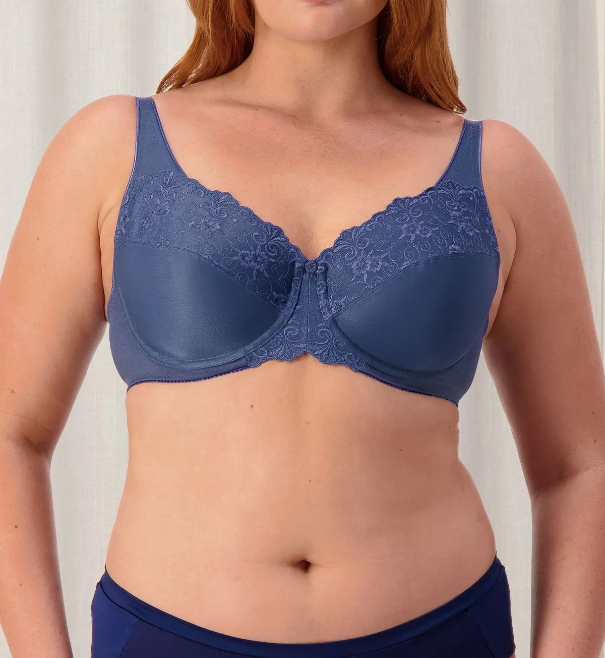 EMBROIDERED MINIMISER TWIN PACK UNDERWIRED BRA