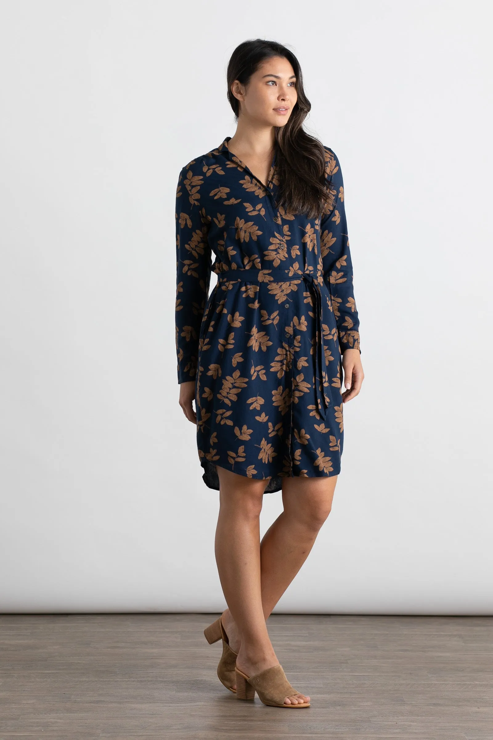 Emery Shirt Dress / Grove