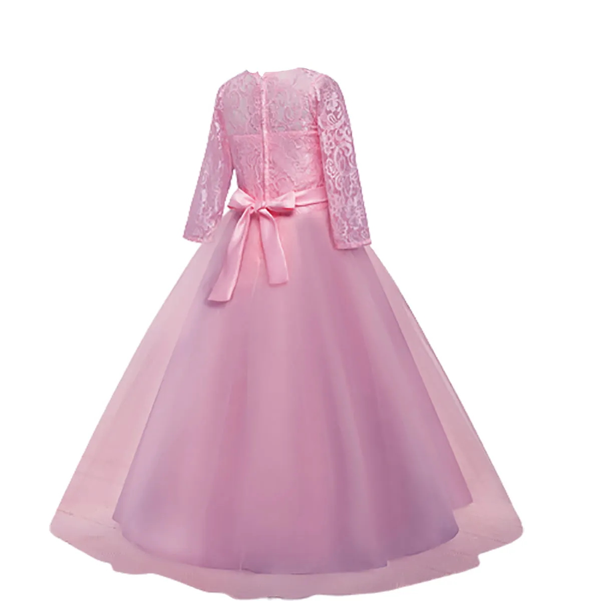 Fancydresswale Birthday Princess dress pink Floor Length dress for Girls