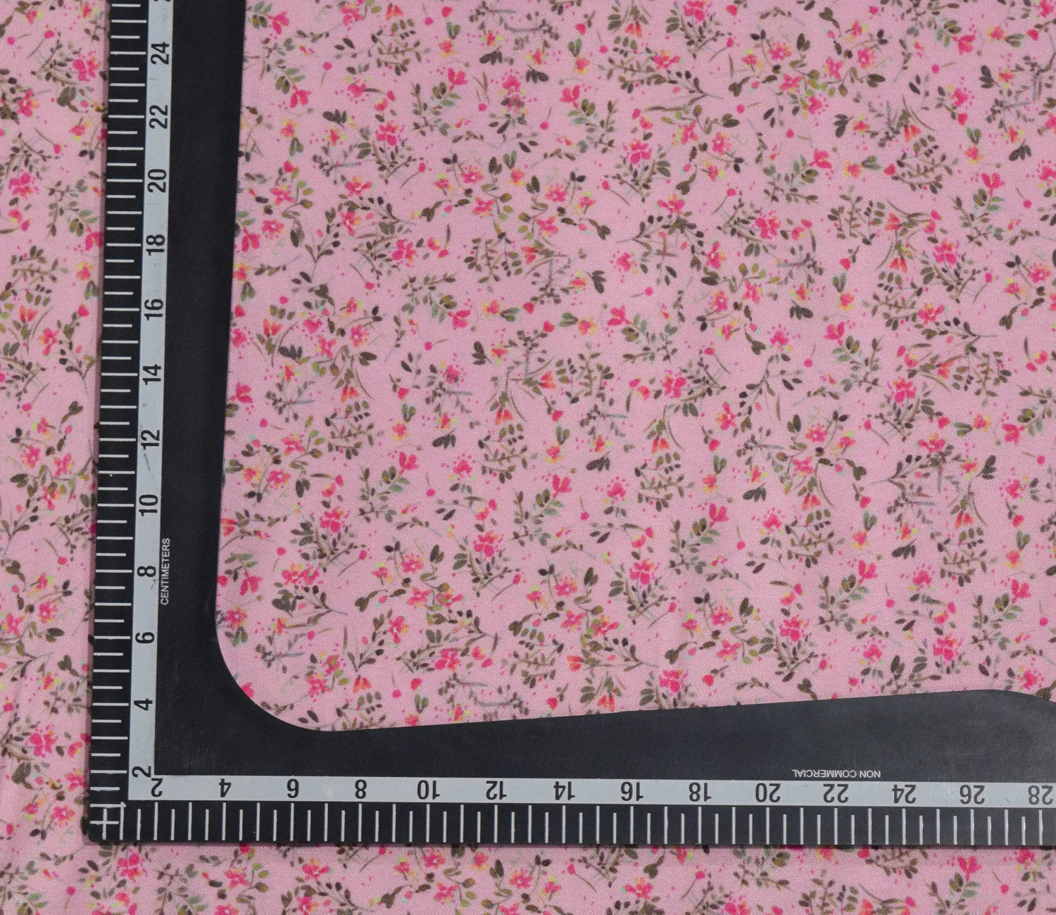 Floral Pattern Digital Printed Pure Pashmina Fabric Available in Green and Pink