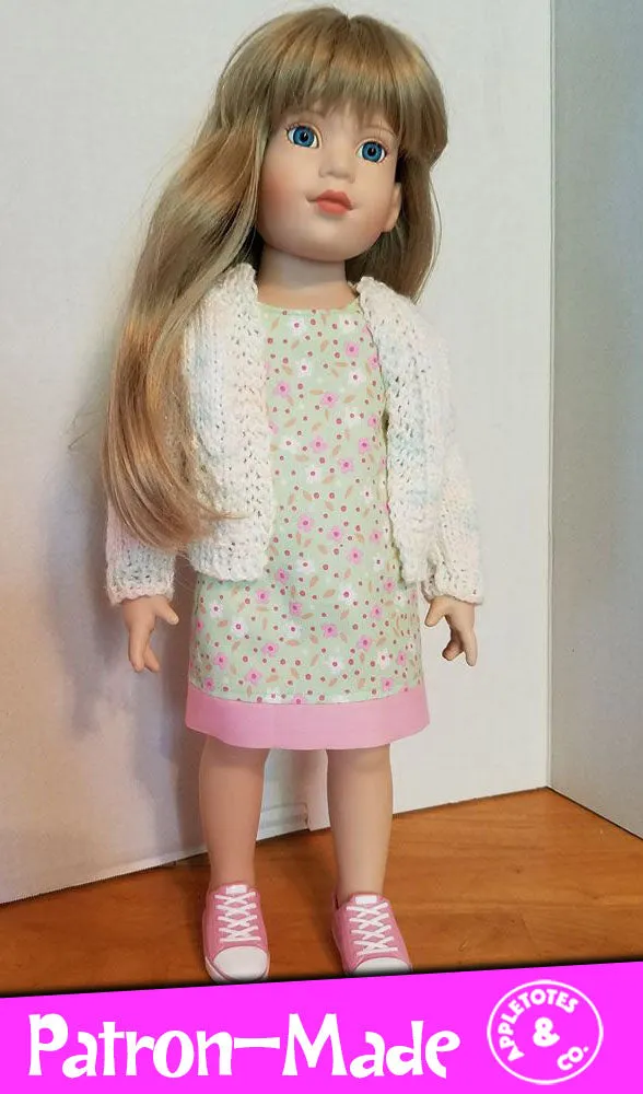 Free Mod Dress Sewing Pattern for 18" Dolls