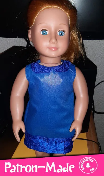 Free Mod Dress Sewing Pattern for 18" Dolls