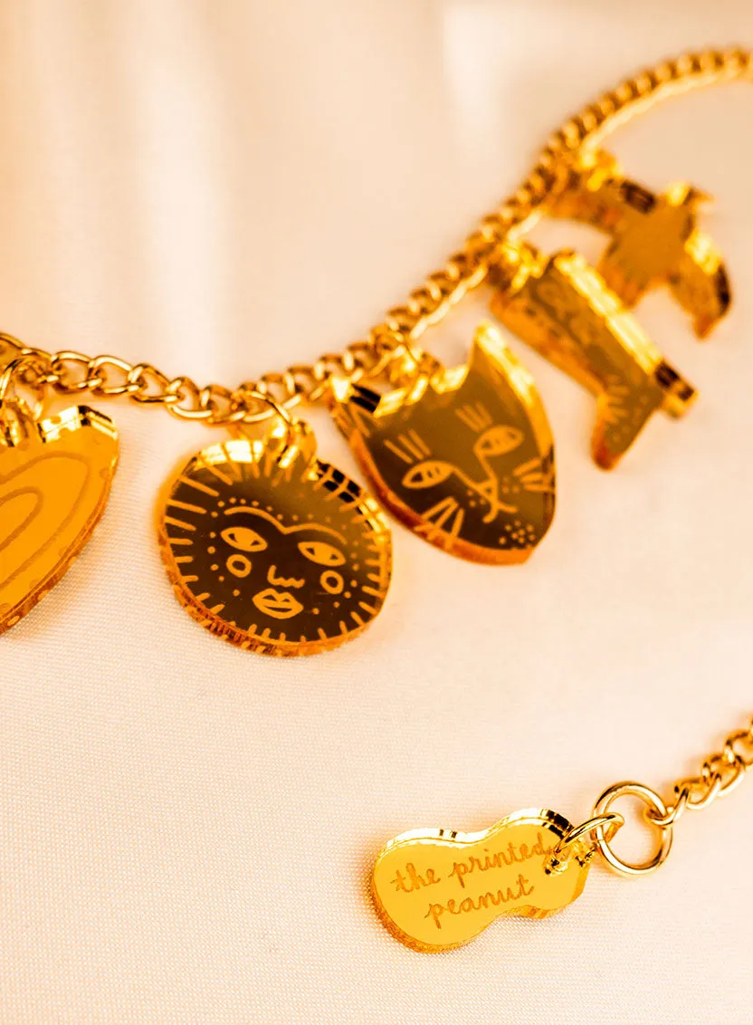 Golden Charm Necklace