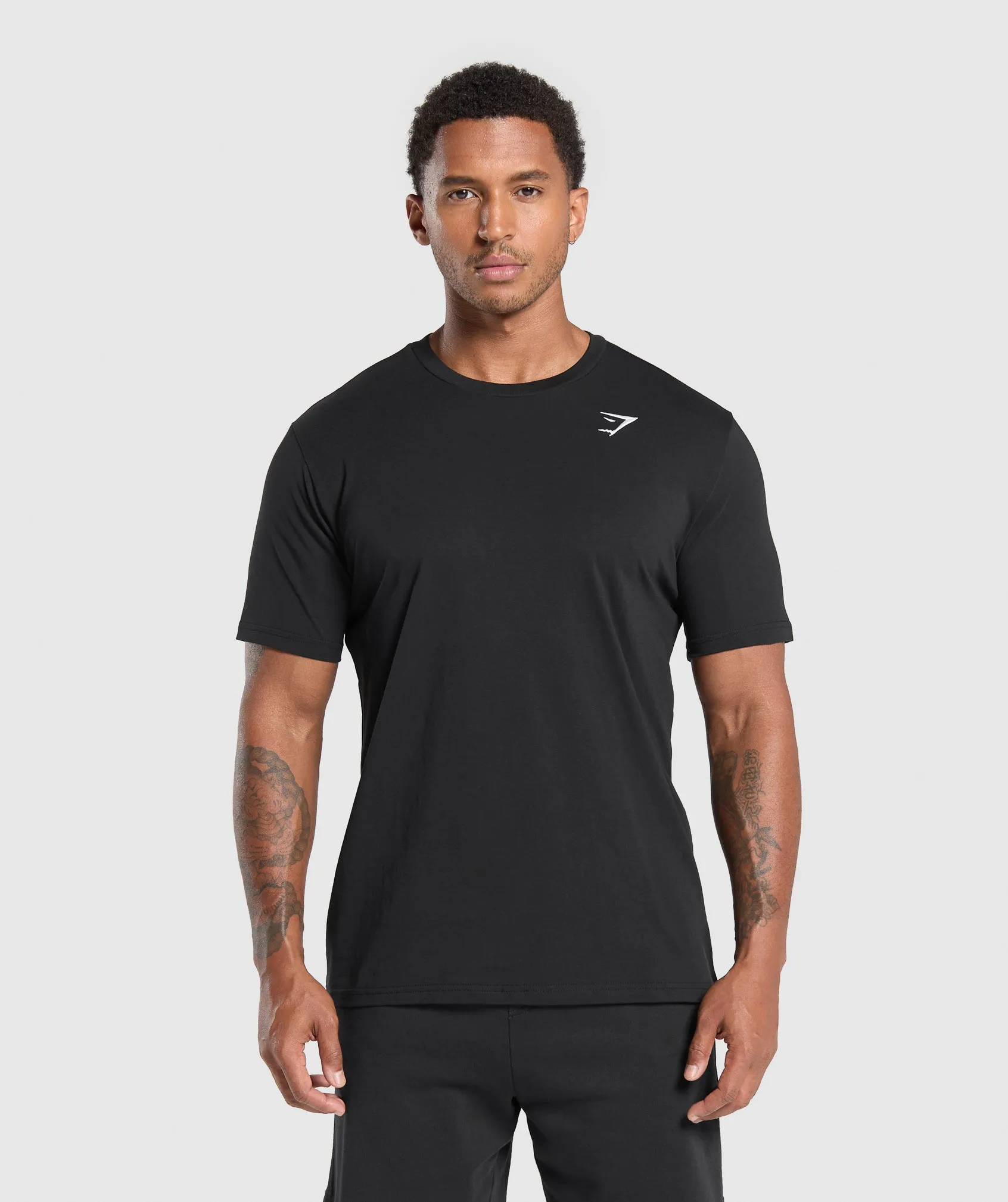 Gymshark Crest T-Shirt - Black