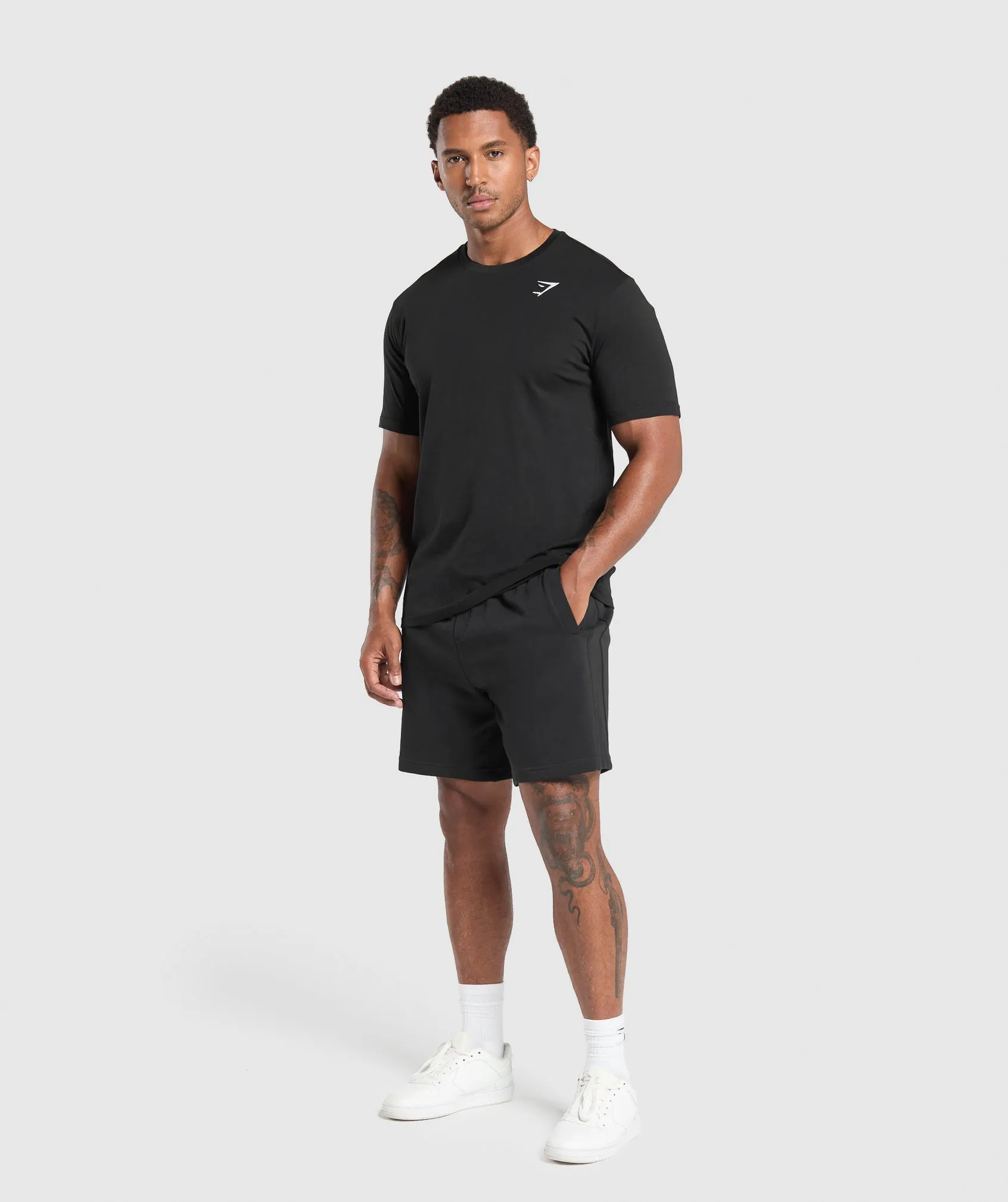 Gymshark Crest T-Shirt - Black