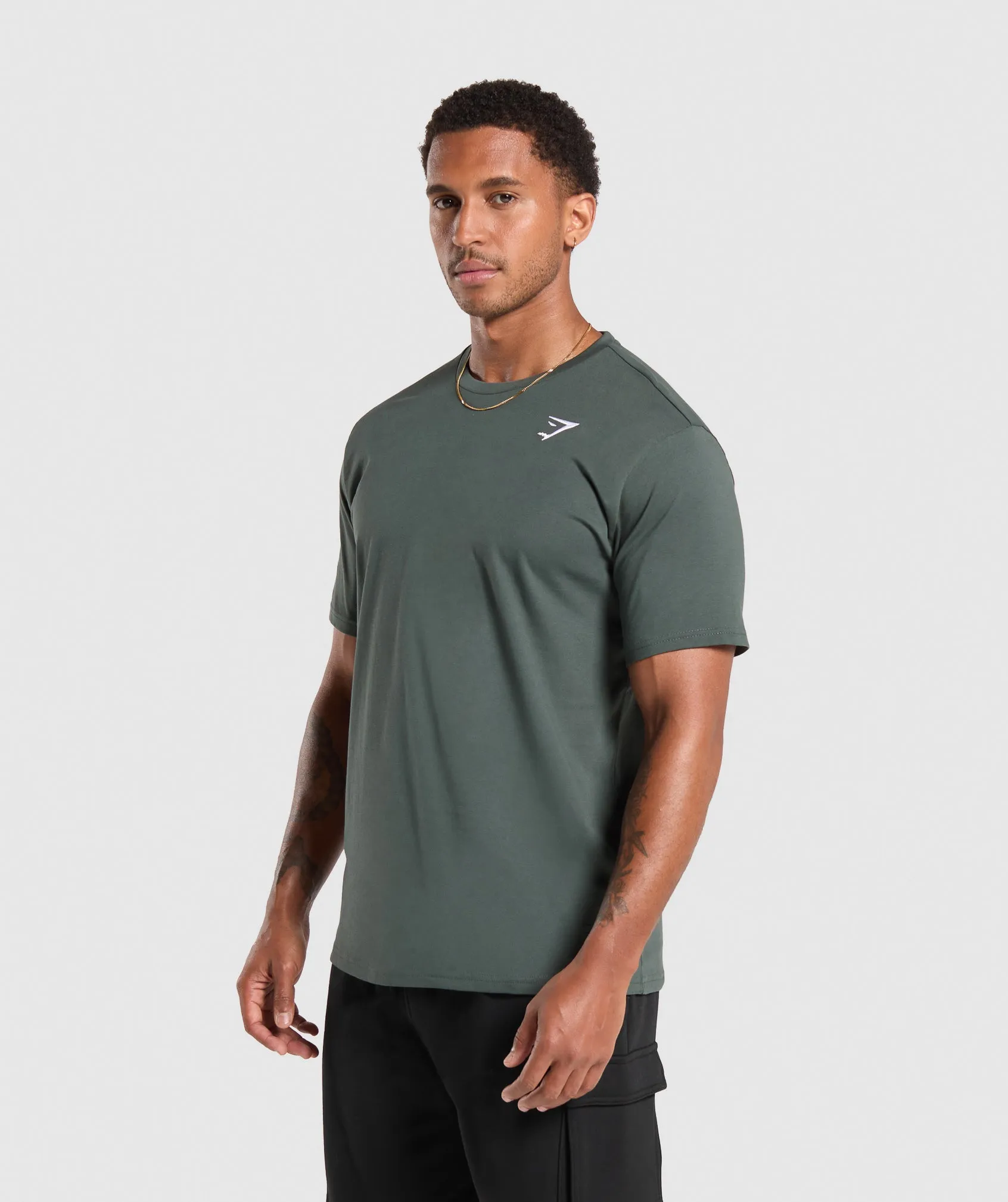 Gymshark Crest T-Shirt - Slate Teal