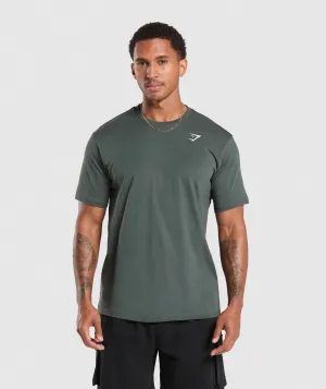 Gymshark Crest T-Shirt - Slate Teal