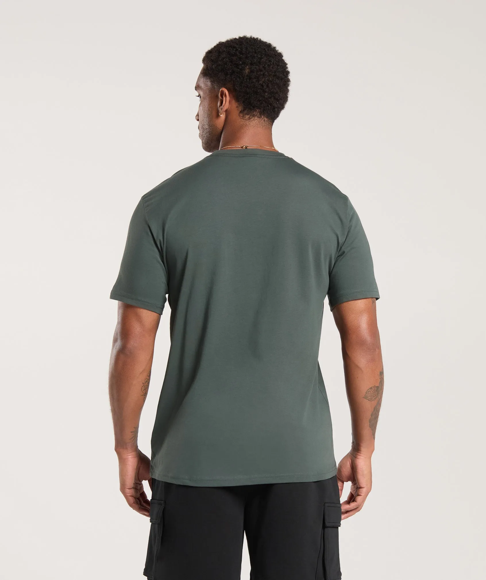 Gymshark Crest T-Shirt - Slate Teal