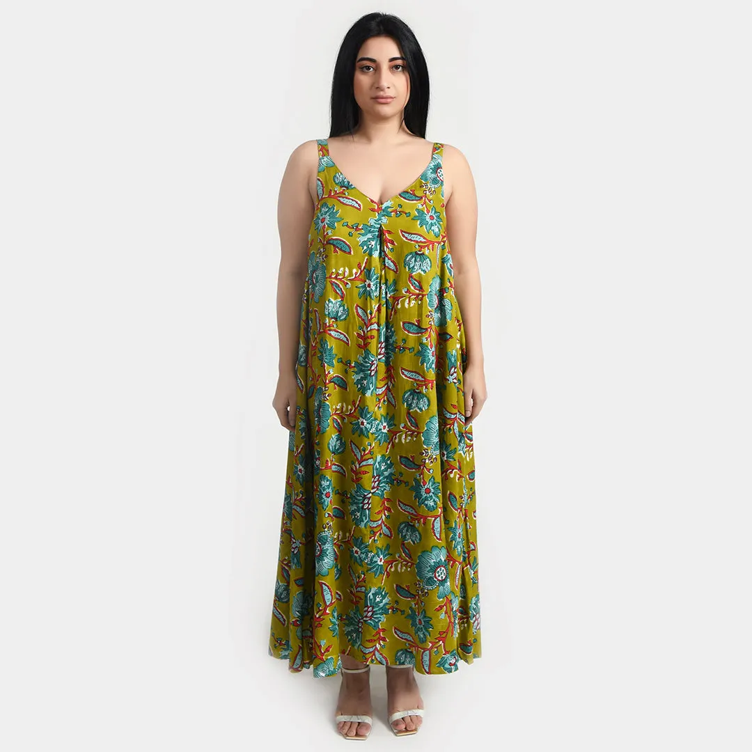 Heena Floral Maxi Dress Size 14-30 SM2