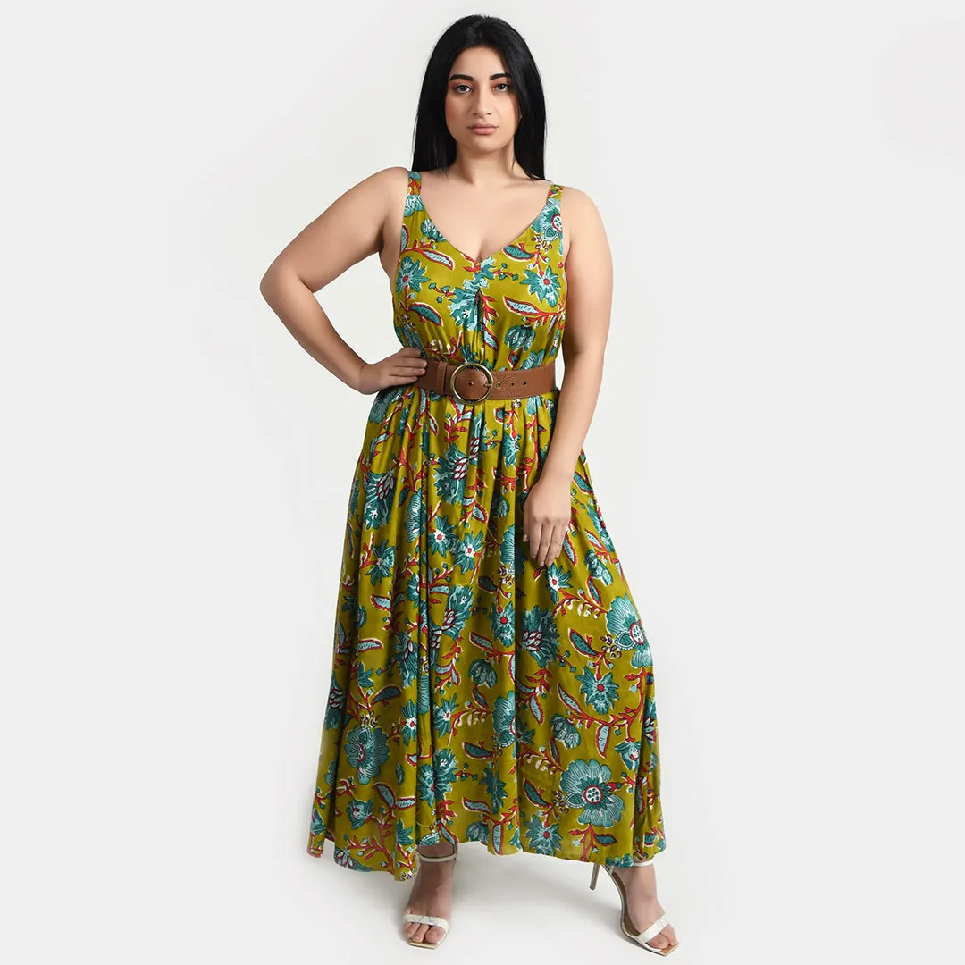 Heena Floral Maxi Dress Size 14-30 SM2