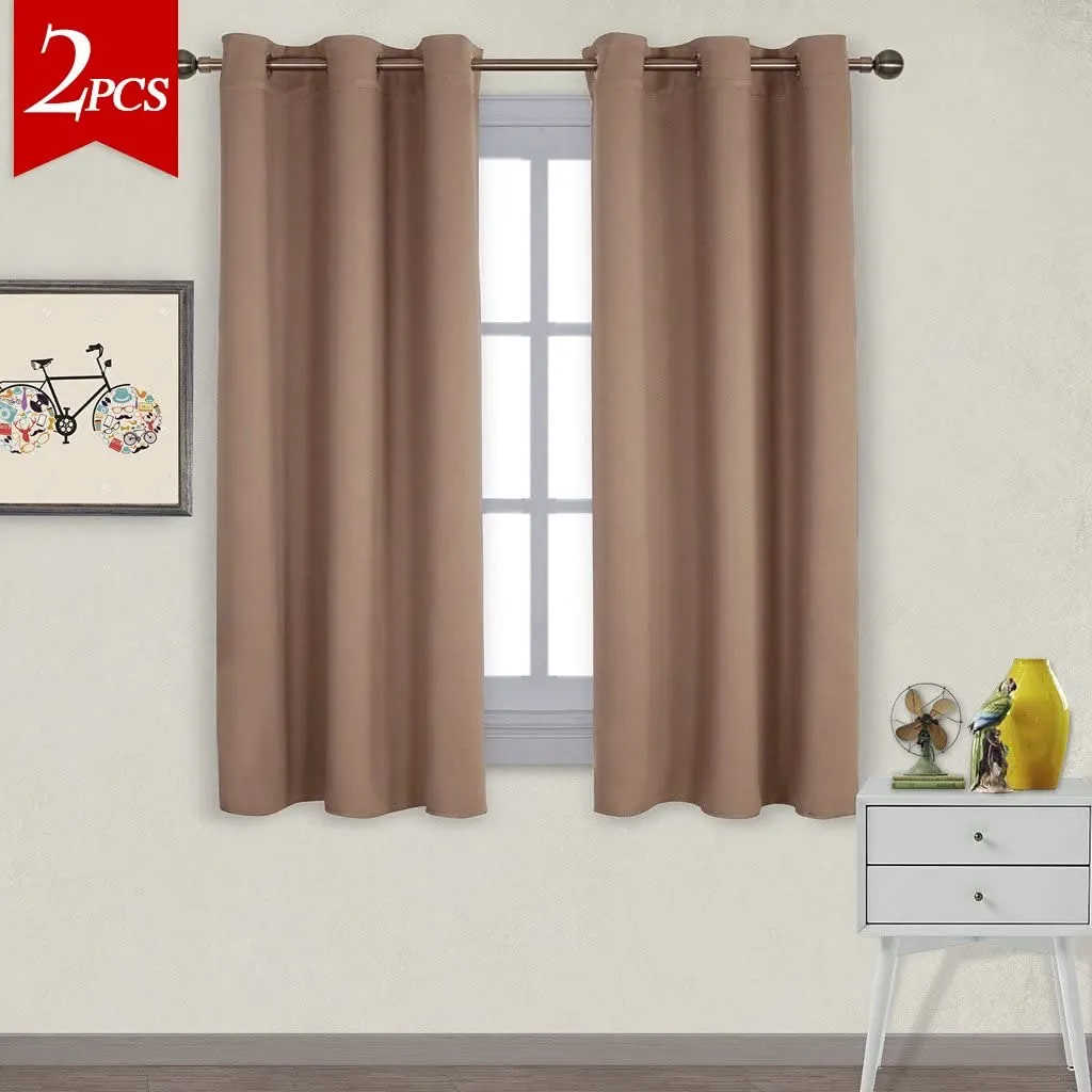 Light Blocking Curtain Soft Fabric 1 Pair