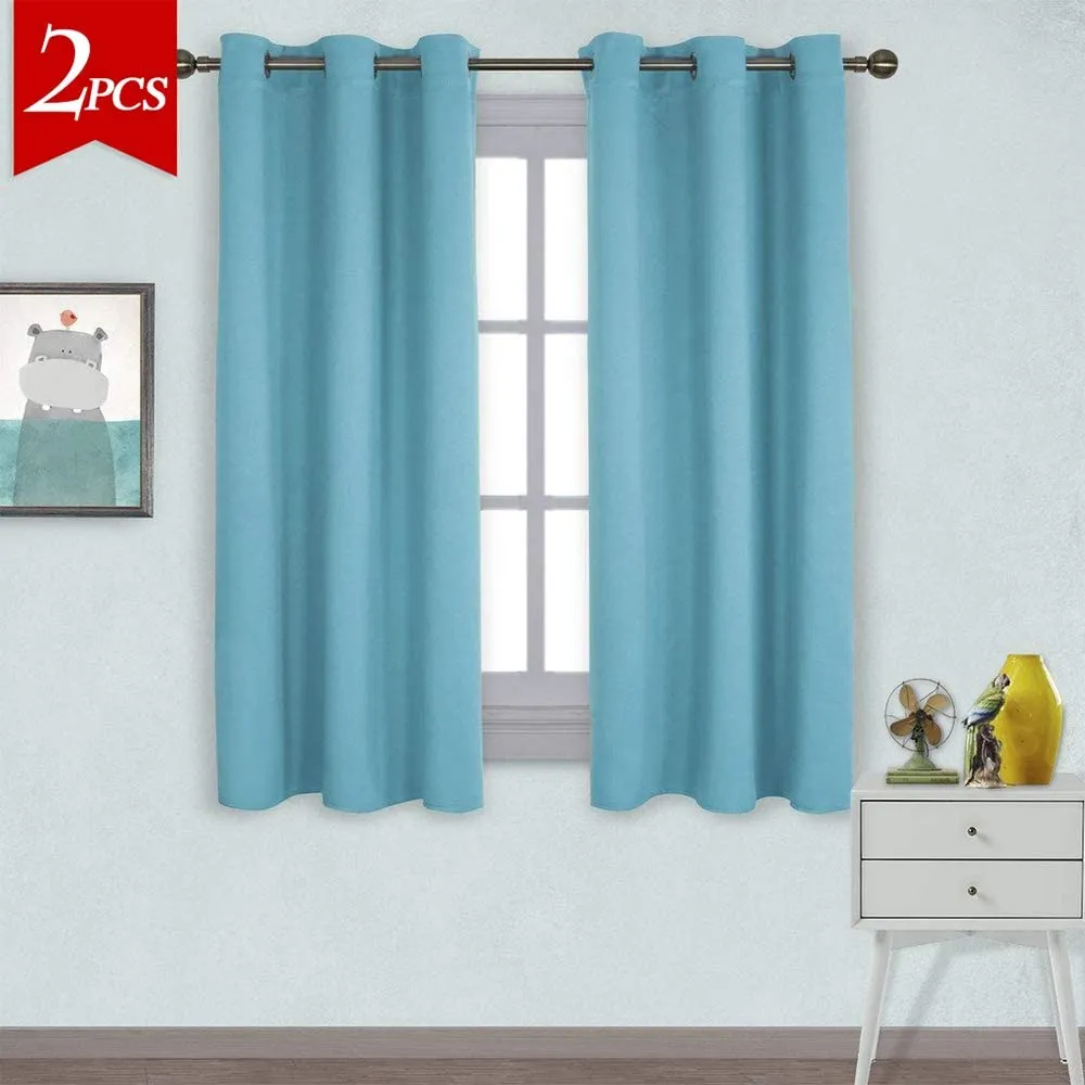 Light Blocking Curtain Soft Fabric 1 Pair