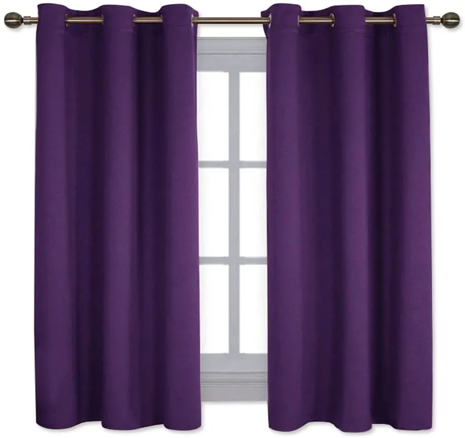 Light Blocking Curtain Soft Fabric 1 Pair