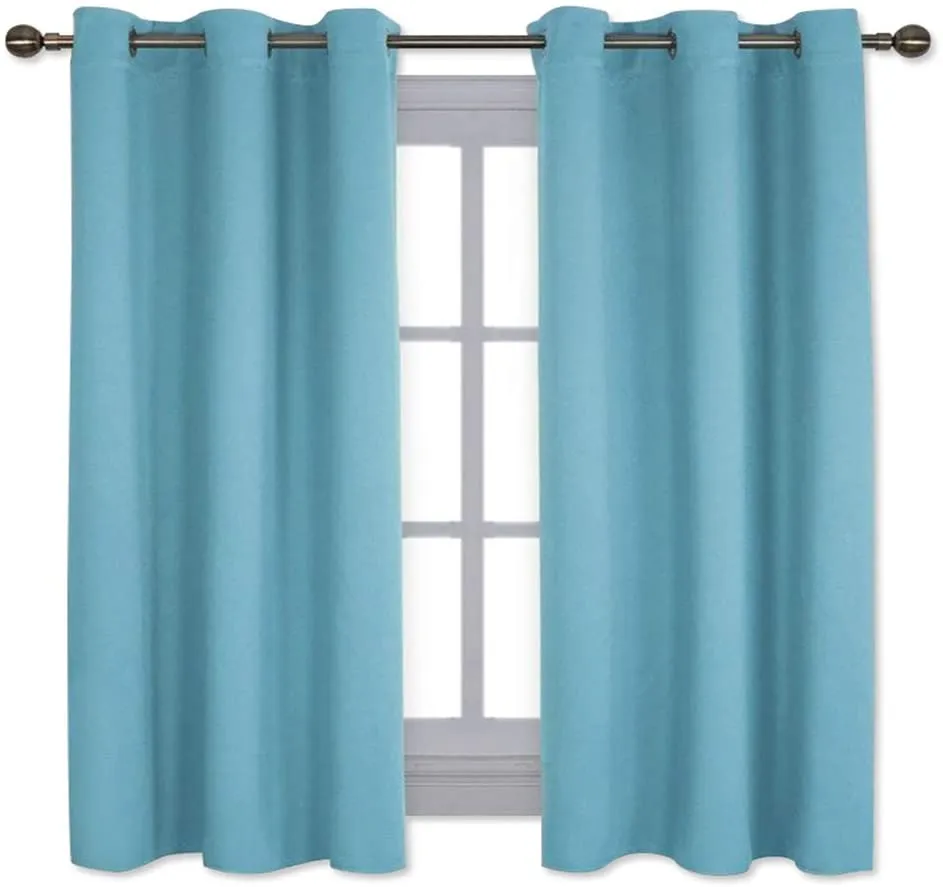 Light Blocking Curtain Soft Fabric 1 Pair