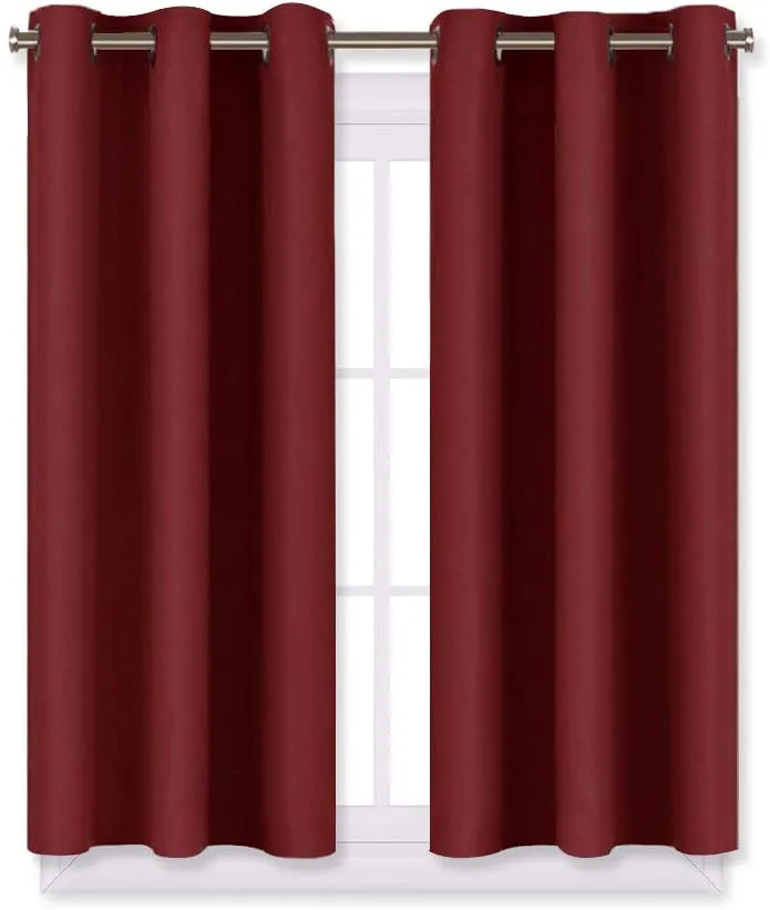 Light Blocking Curtain Soft Fabric 1 Pair