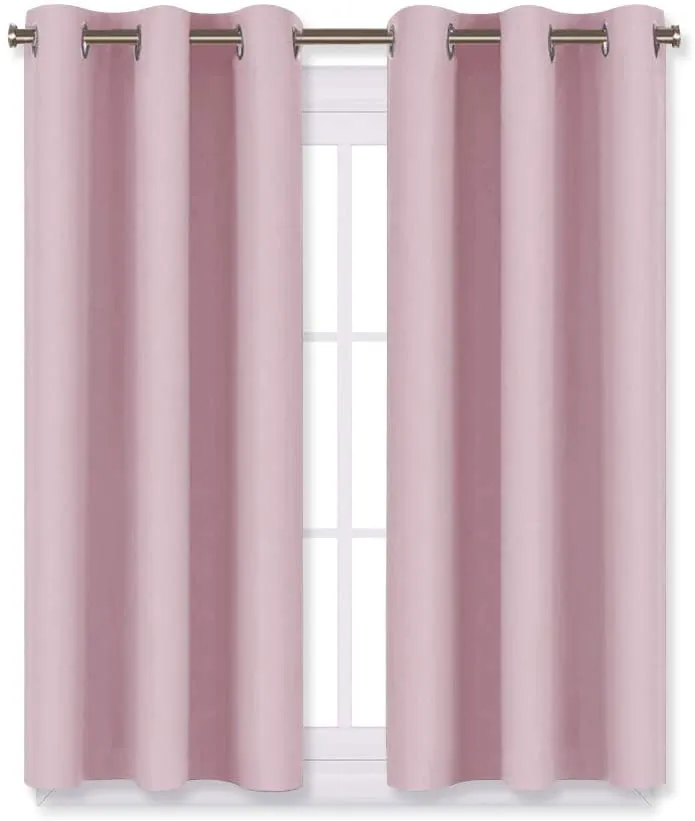 Light Blocking Curtain Soft Fabric 1 Pair