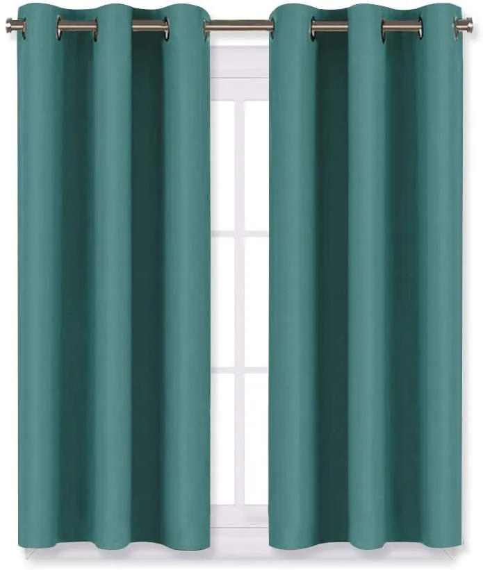 Light Blocking Curtain Soft Fabric 1 Pair