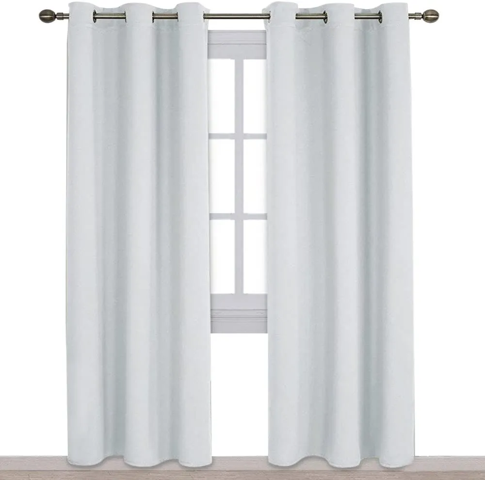 Light Blocking Curtain Soft Fabric 1 Pair