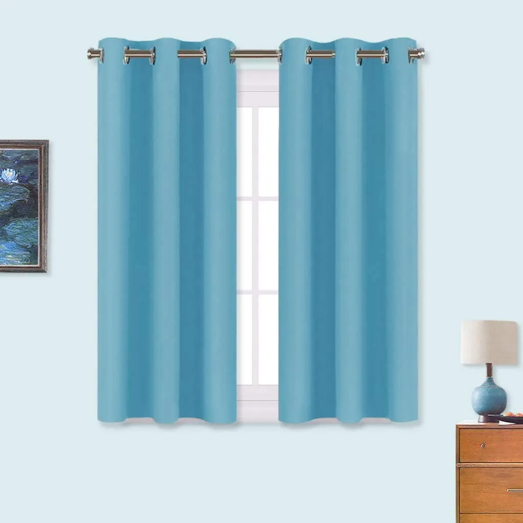 Light Blocking Curtain Soft Fabric 1 Pair