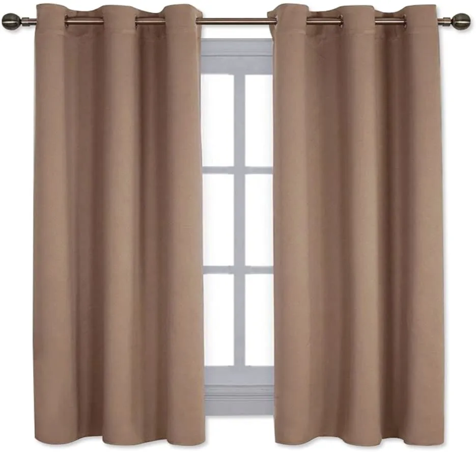 Light Blocking Curtain Soft Fabric 1 Pair