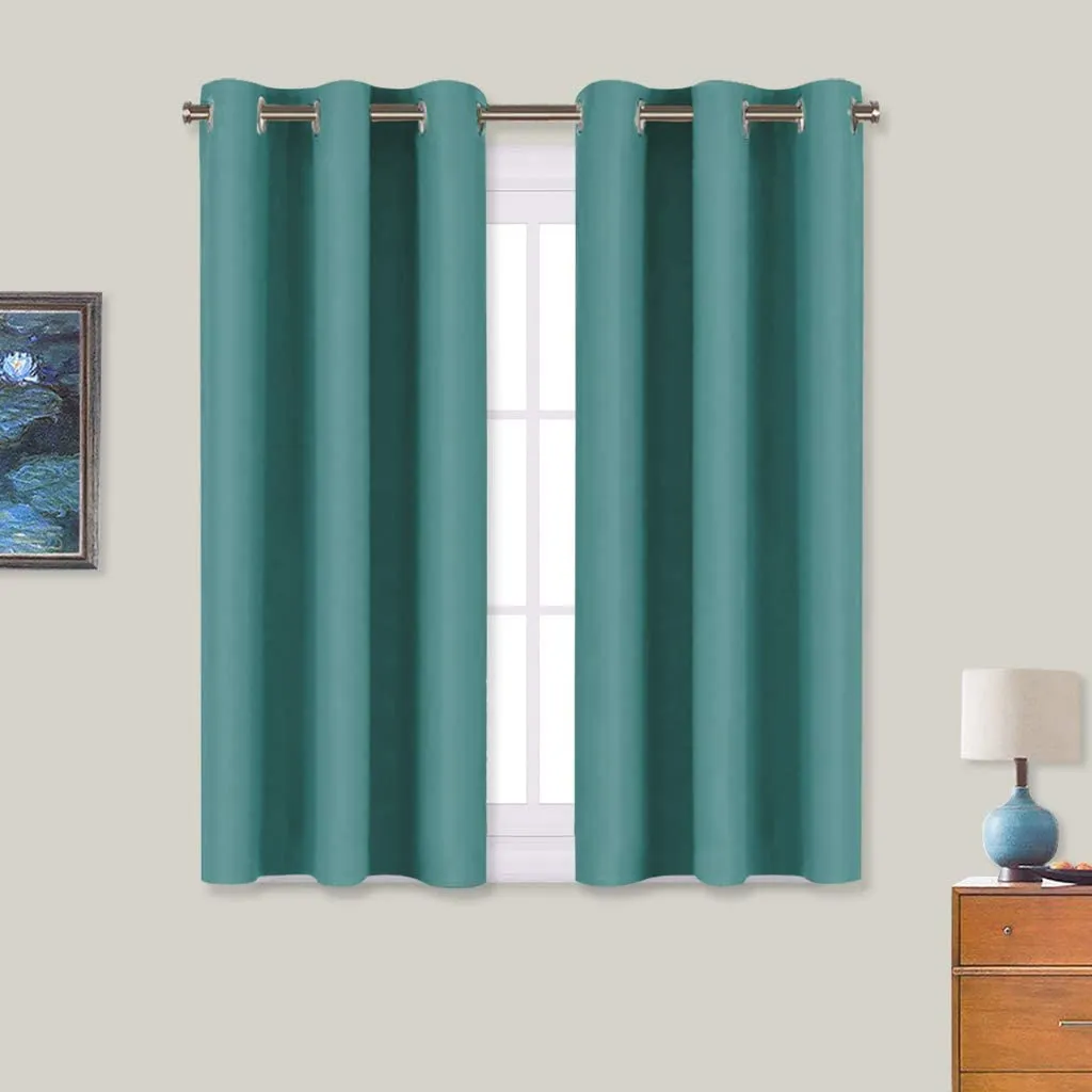 Light Blocking Curtain Soft Fabric 1 Pair