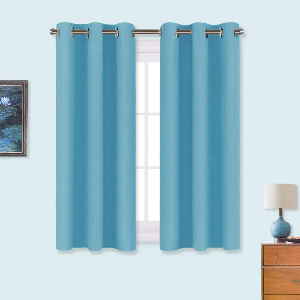 Light Blocking Curtain Soft Fabric 1 Pair