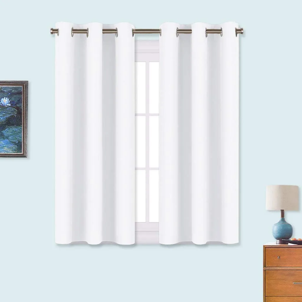 Light Blocking Curtain Soft Fabric 1 Pair