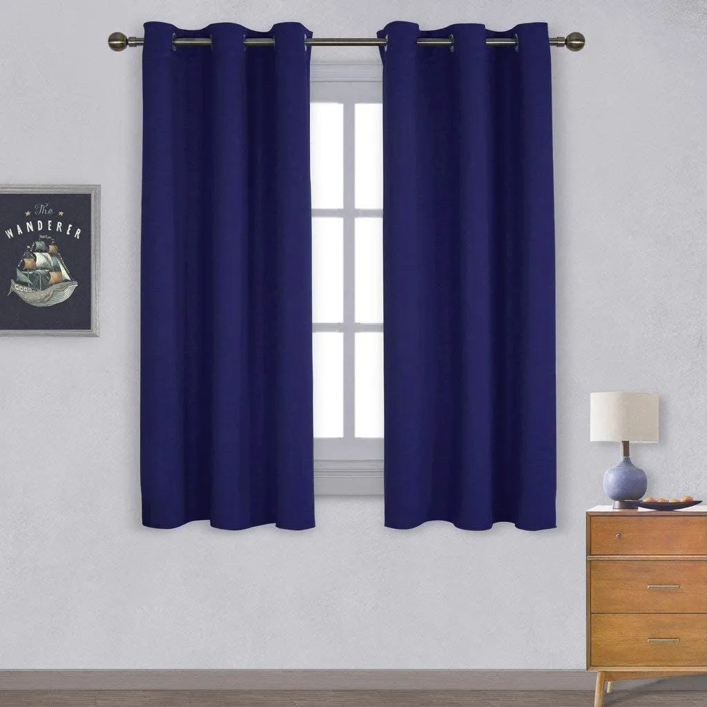 Light Blocking Curtain Soft Fabric 1 Pair