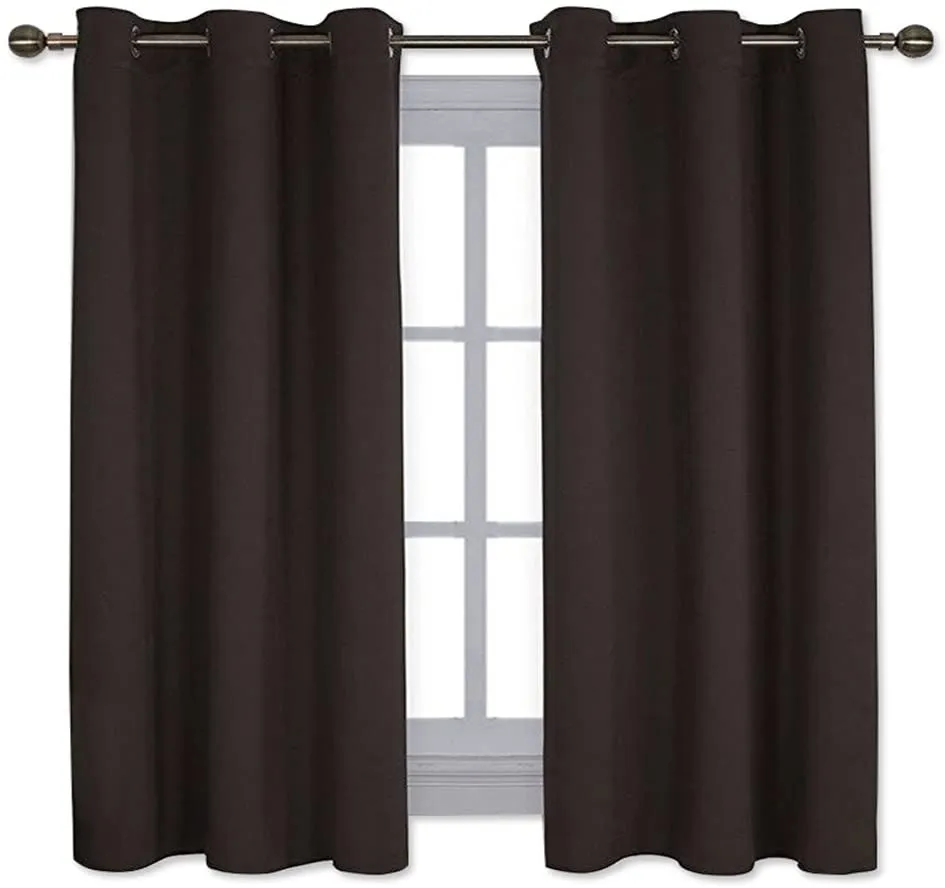 Light Blocking Curtain Soft Fabric 1 Pair